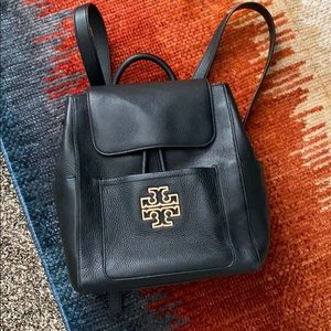 EUC Tory Burch Britten Backpack Black